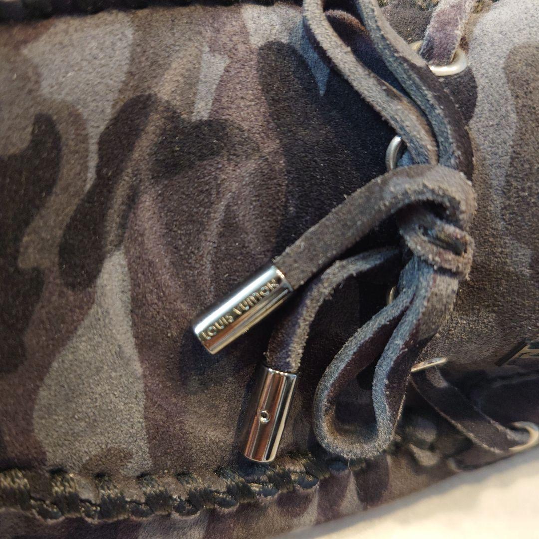 ルイヴィトン ドライビングシューズ　モカシン　カモフラ　迷彩　26cm