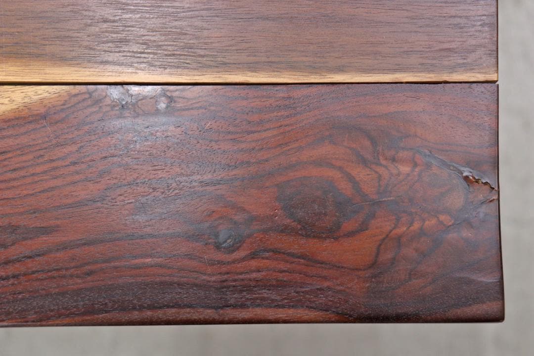 ローズウッド無垢材 ダイニング カフェテーブル モダン ナチュラル 什器 デスク