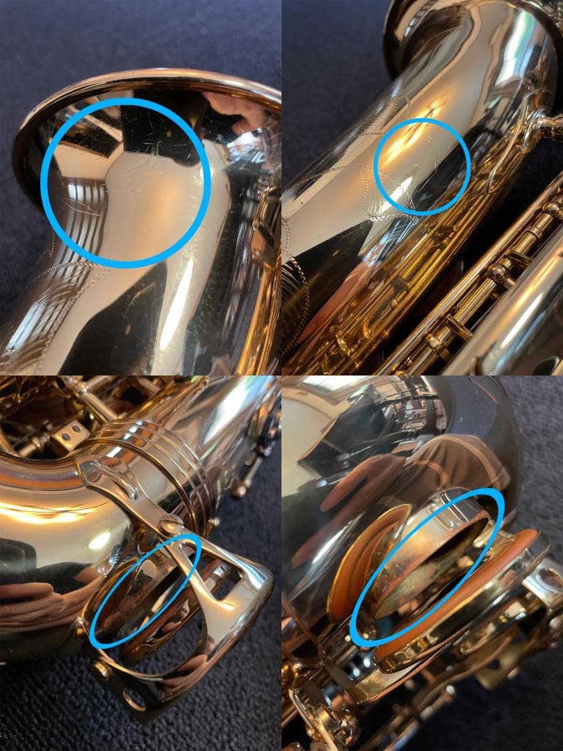 アンティグア　金メッキ　アルトサックス　美品　ANTIGUA ALTO SAX