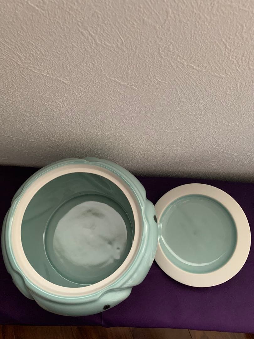 飛青磁捻梅水指 英治作 水差し 寿づか窯 希少 水差