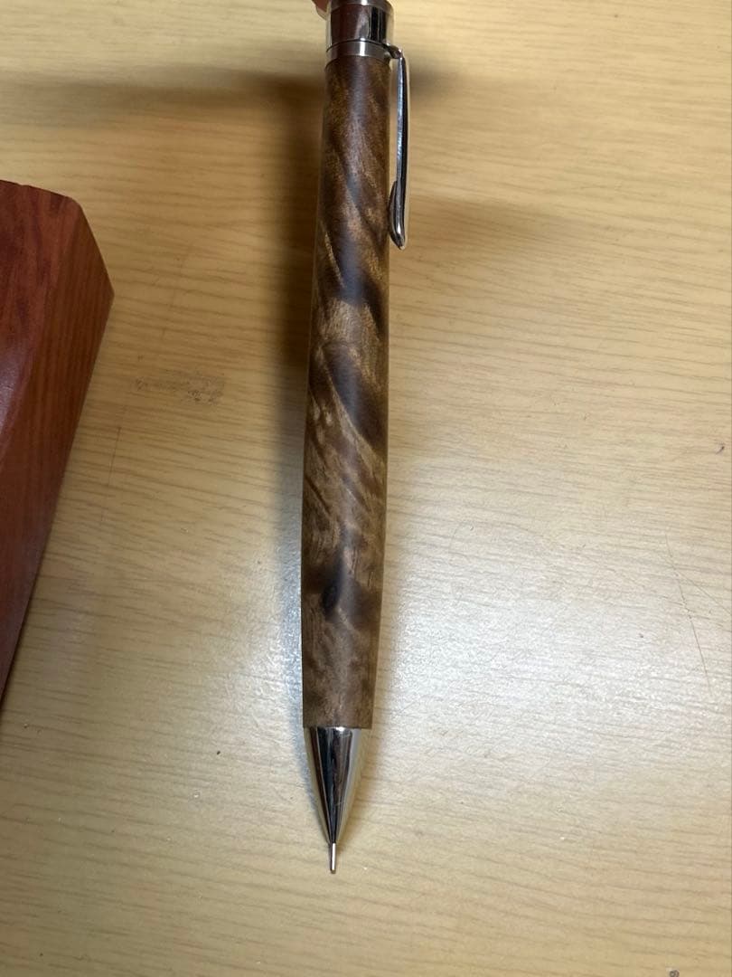 工房楔　マーブルウッド　固定式口金　0.3m シャープペンシル