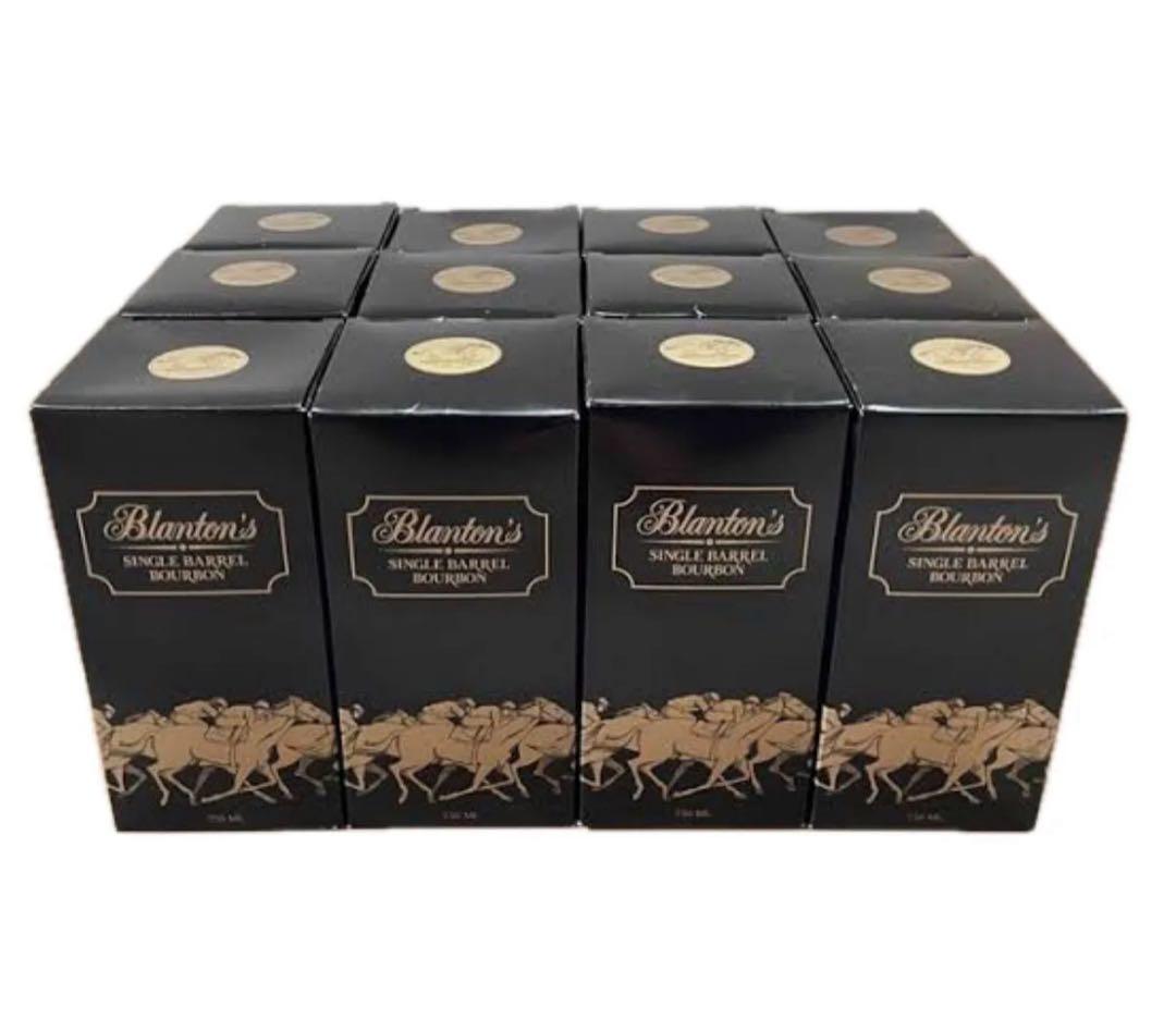 Blanton's ブラントン ブラック シングルバレルバーボン 12本セット