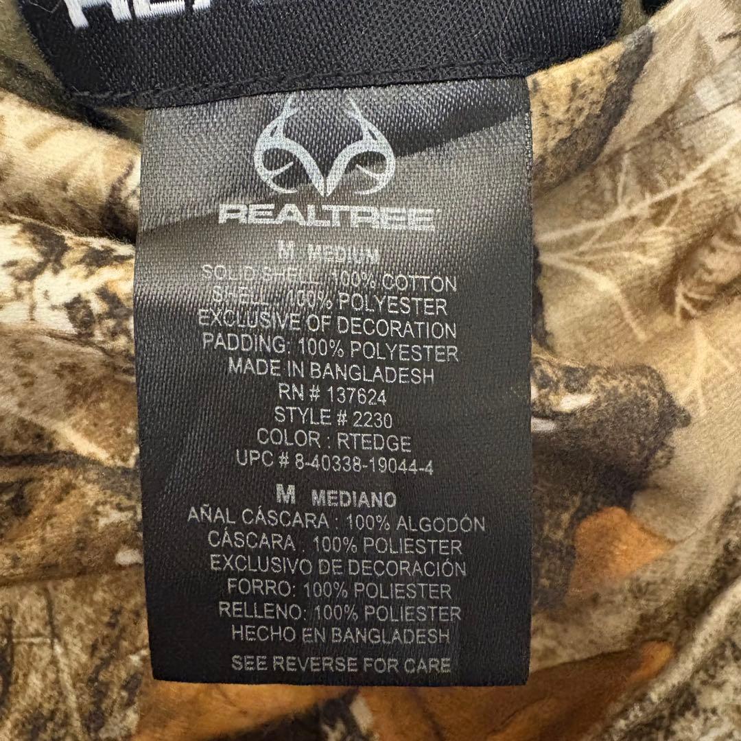 00s REALTREE リバーシブル　アクティブジャケット　ダック　パーカー