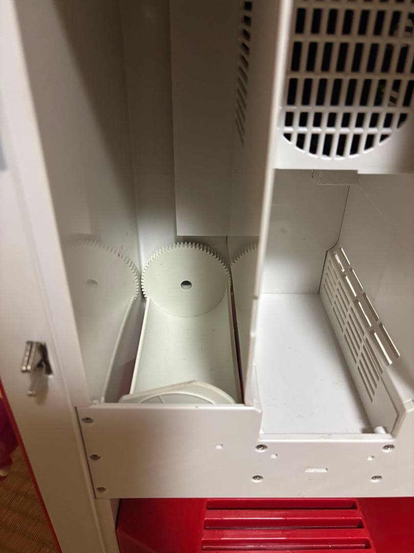 マサオコーポレーション保冷庫 MSO-016R（赤）ミニ自動販売機型保冷庫