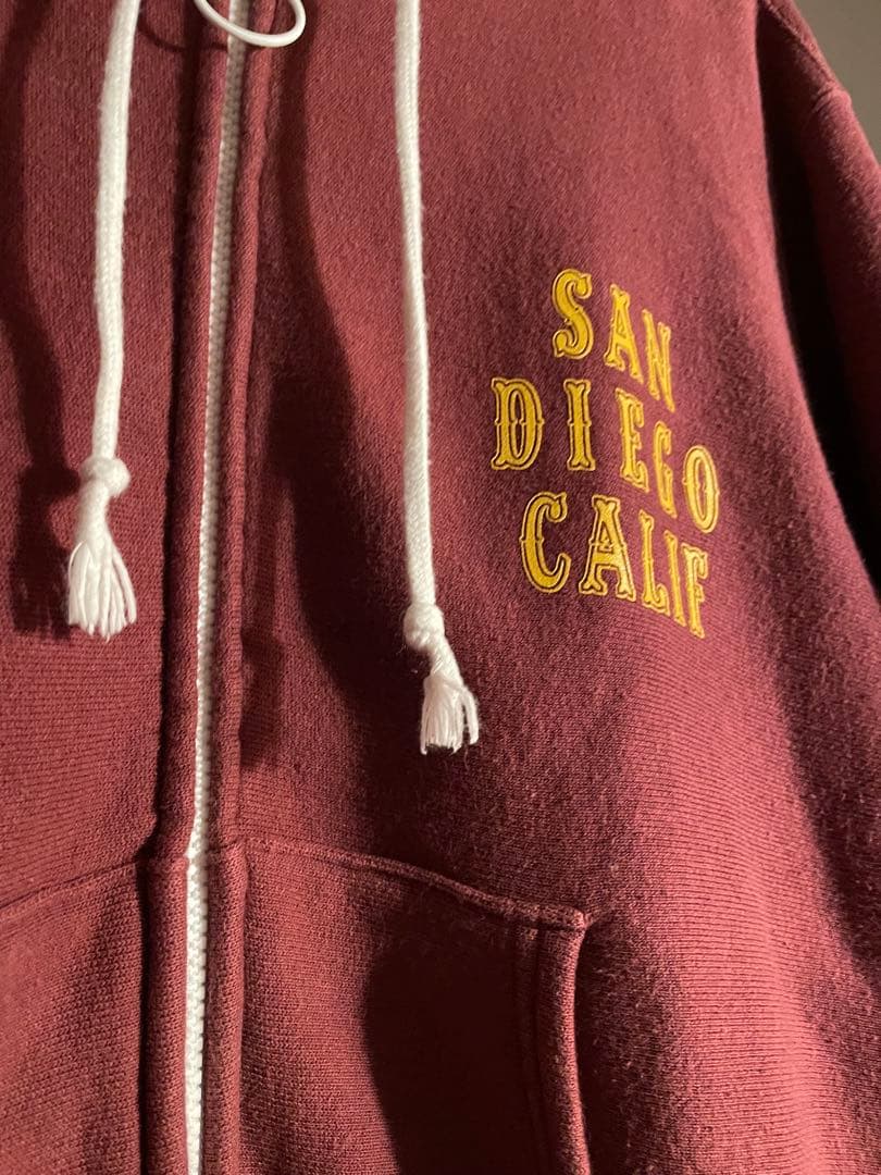 momo SD × Champion リバースウィーブ L バーガンディ