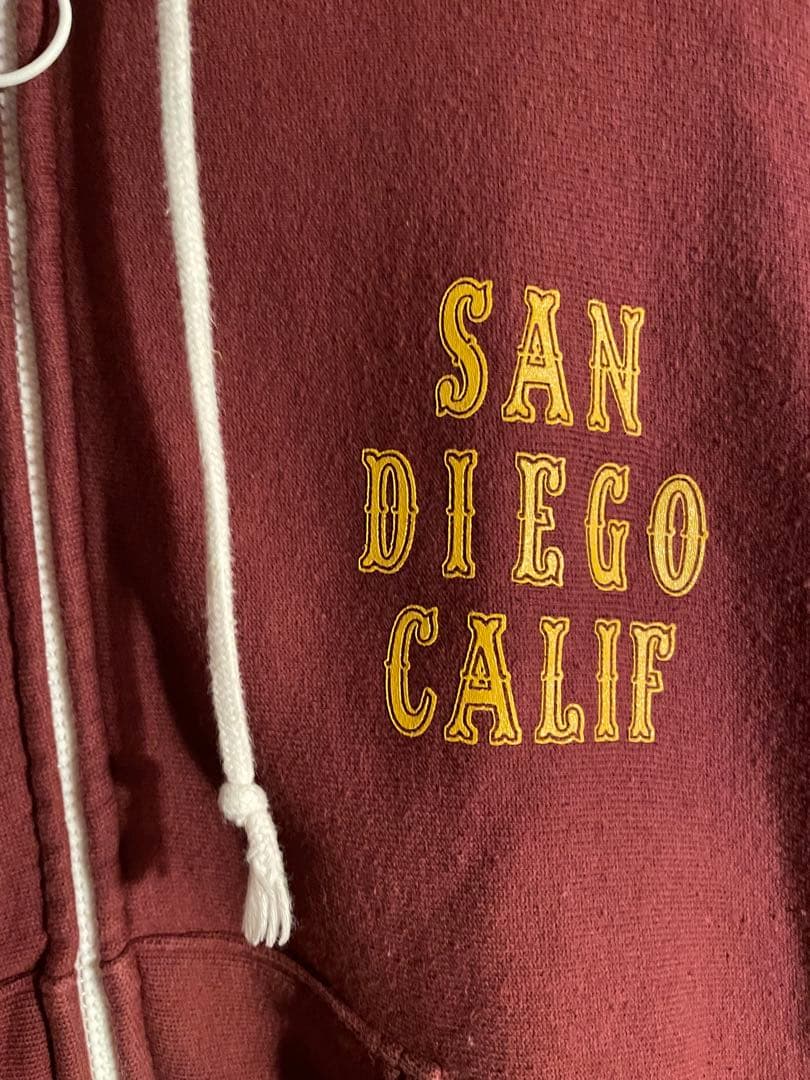 momo SD × Champion リバースウィーブ L バーガンディ