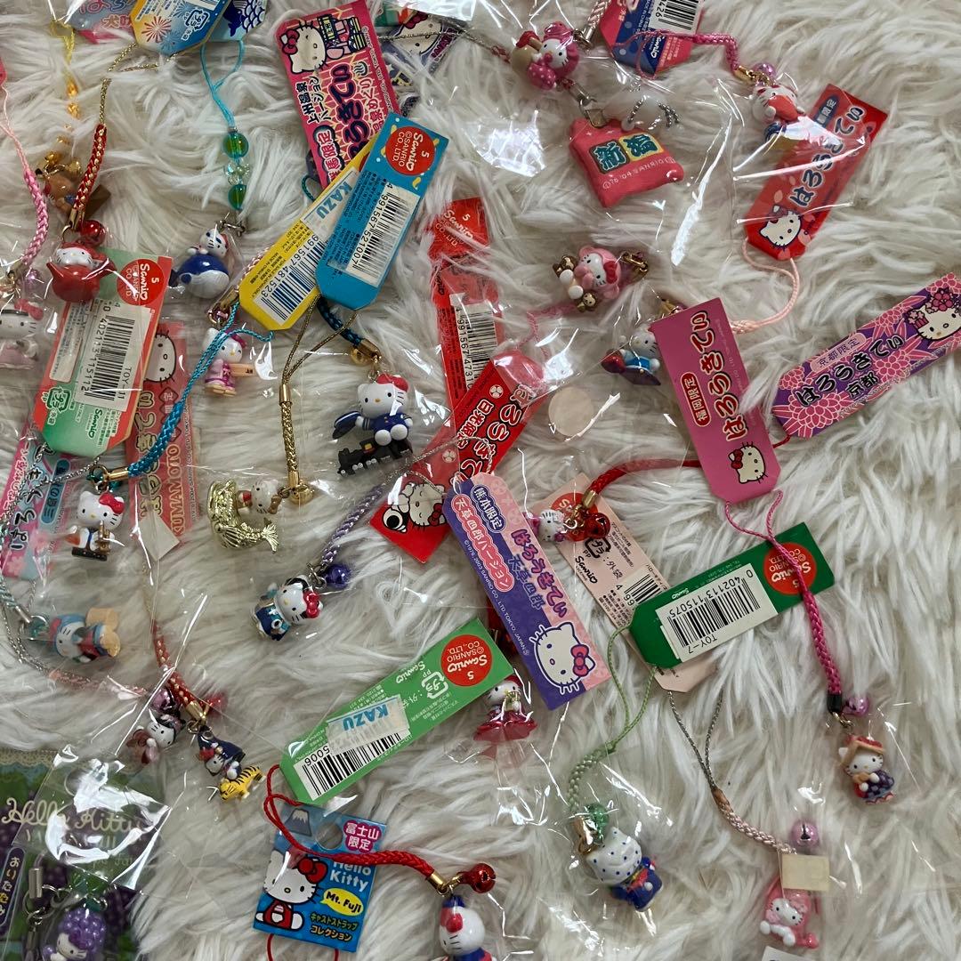 ハローキティ 根付け　ストラップ　マスコット　80個以上　まとめ売り