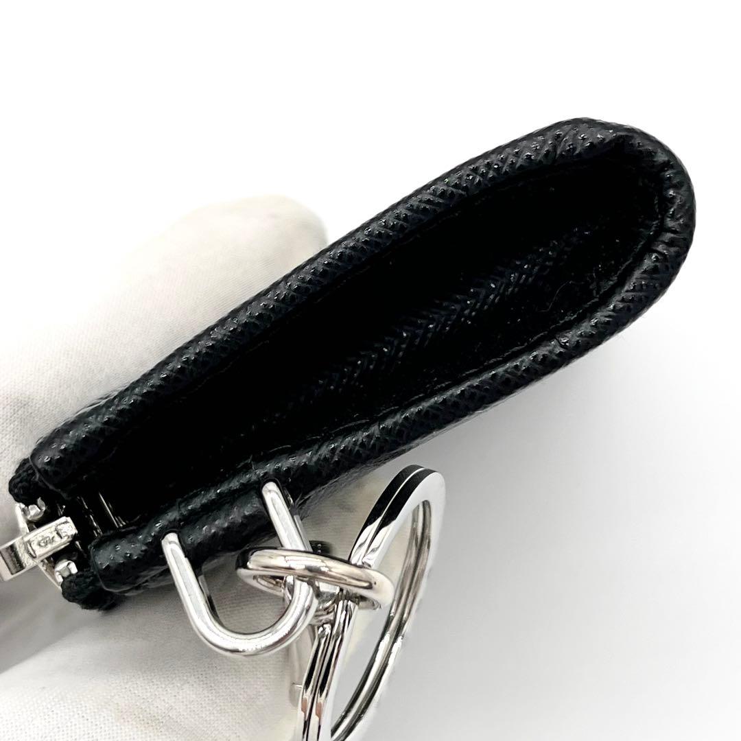 【新品未使用品】PRADA キーケース　ケース　現行　RFID ブラック