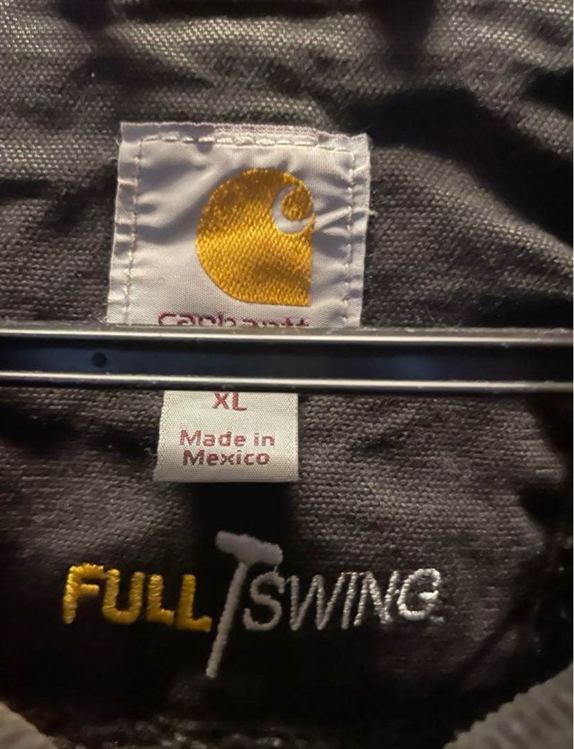 【激レア】carhartt デトロイトジャケット　ドローコード付き　ブラック