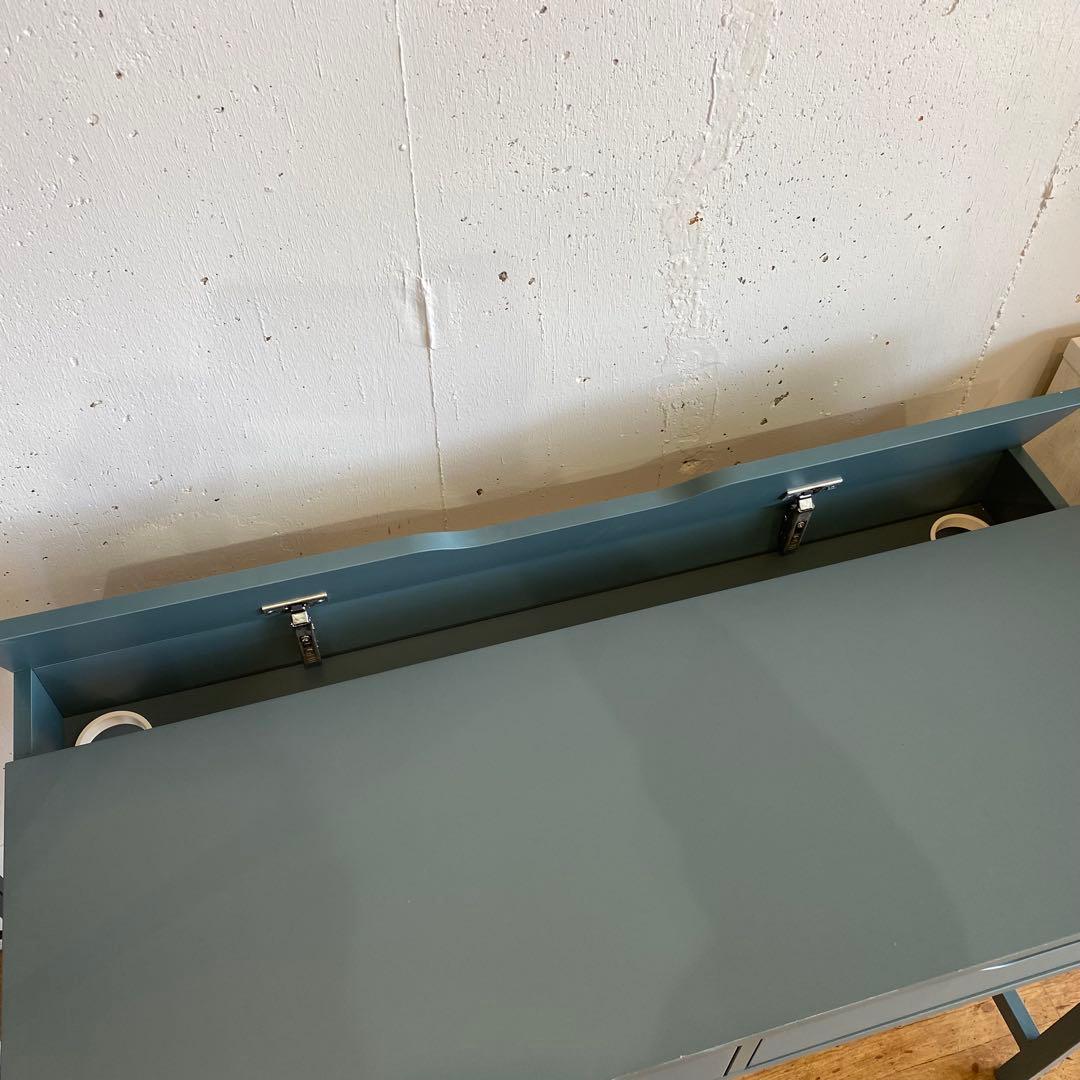 【地域限定無料配送✨】IKEA デスク ALEX グレーターコイズ