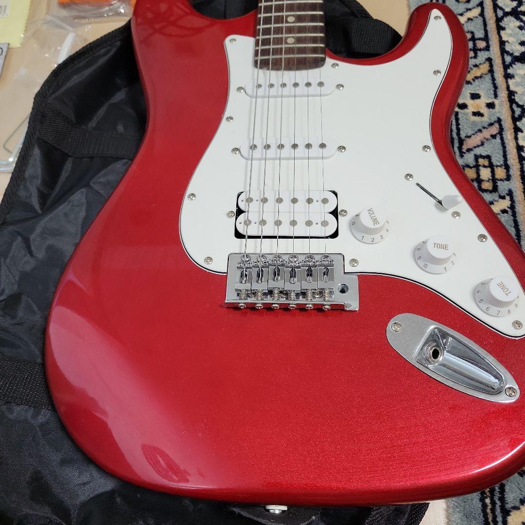 SELVA エレキギター レッド アンプ付き