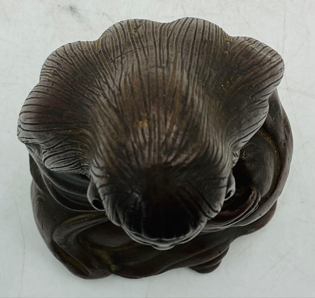 80】☆江戸時代末期 古備前焼仙人置物☆