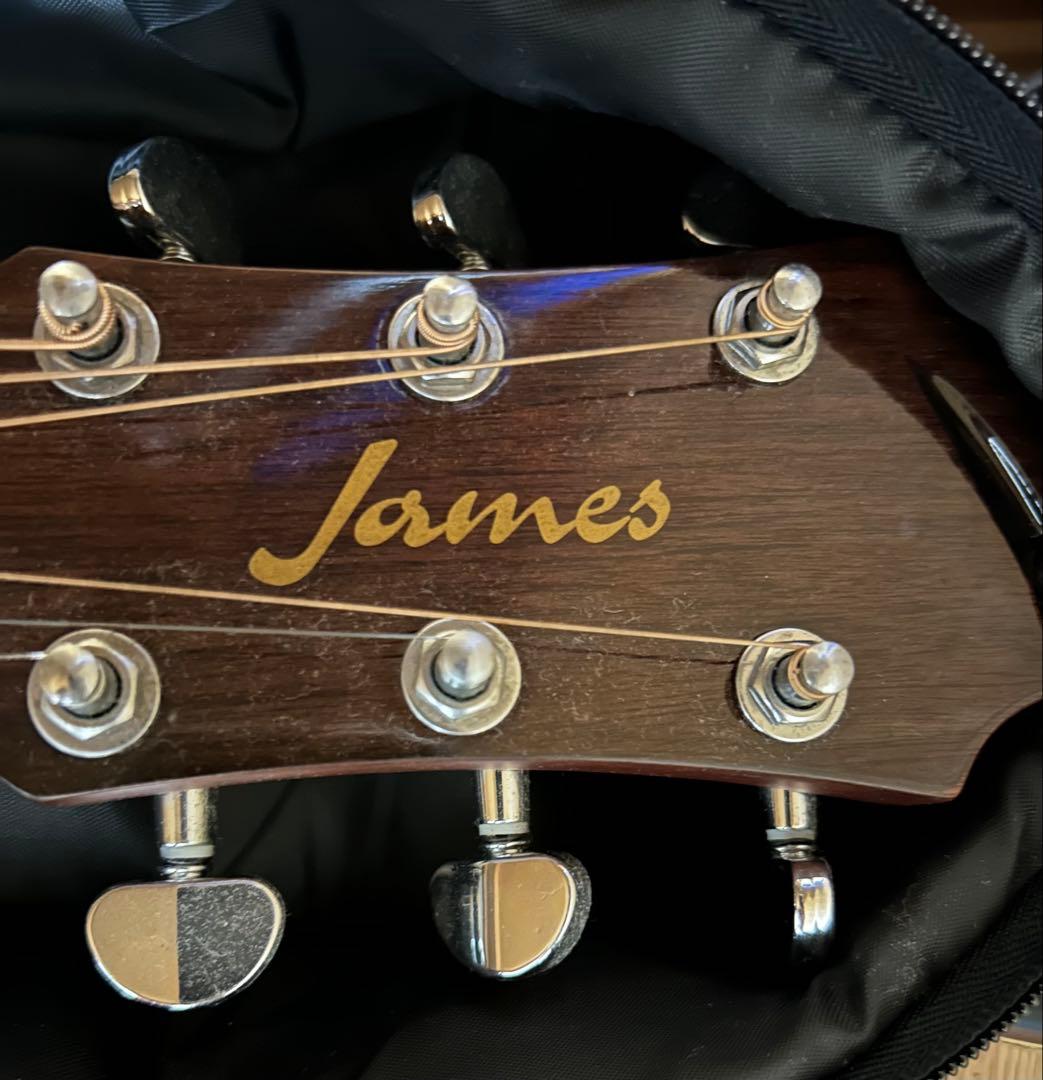 James J-300D NAT アコースティックギター ギグバッグ付き James J
