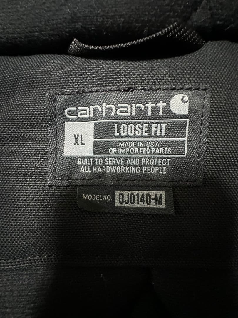 carhartt ブラックジャケット XL ルーズフィット
