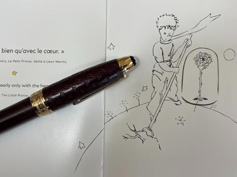 モンブラン星の王子さま ソリテール 146 万年筆 18K F 125312完品