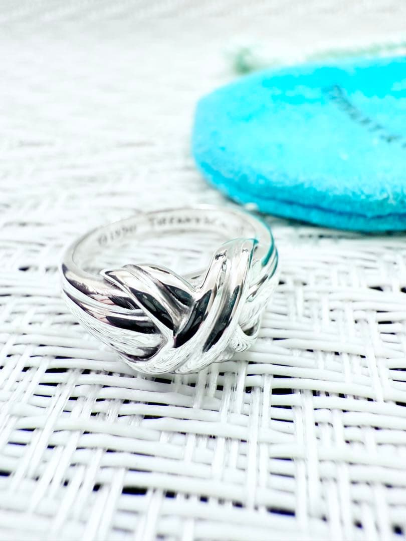 ティファニー　シグネチャー　指輪　リング　10.5号　研磨仕上げ済み美品　925