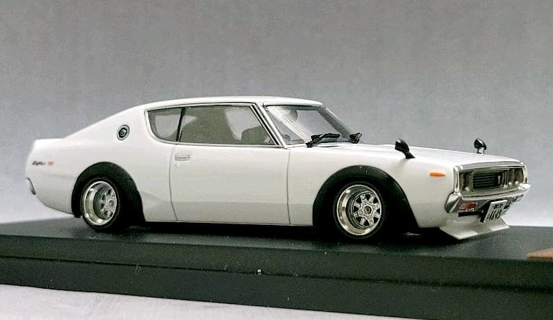 1/43 日産 スカイライン改 ケンメリ2Dr SSRマークⅢ アルミ製 深リム