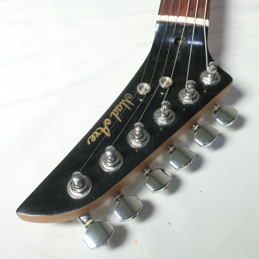 弦交換済 Mad Axe エレキギター コンコルドヘッド ブラック