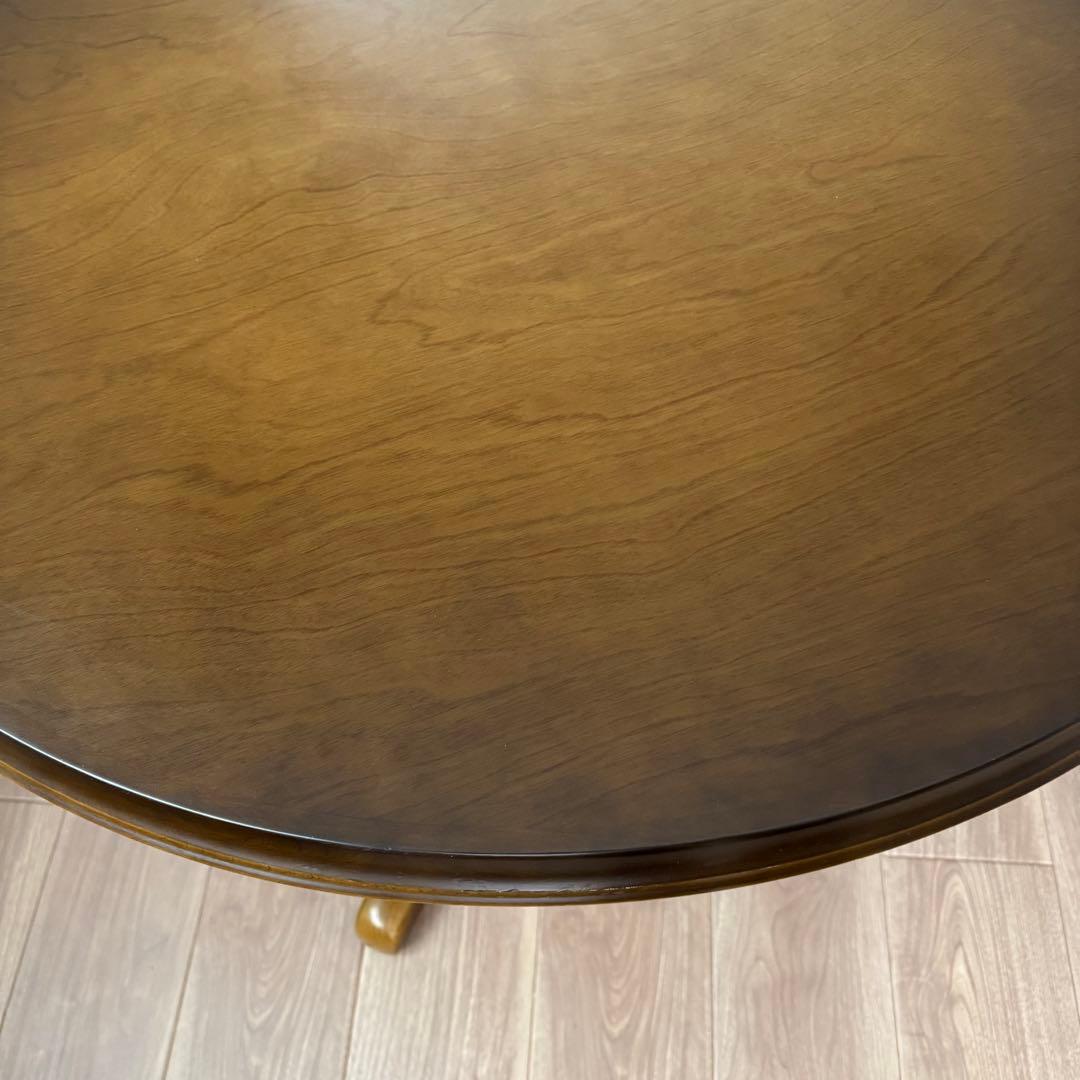 良品 飛騨産業 ダイニングテーブルのみ 丸テーブル キツツキ