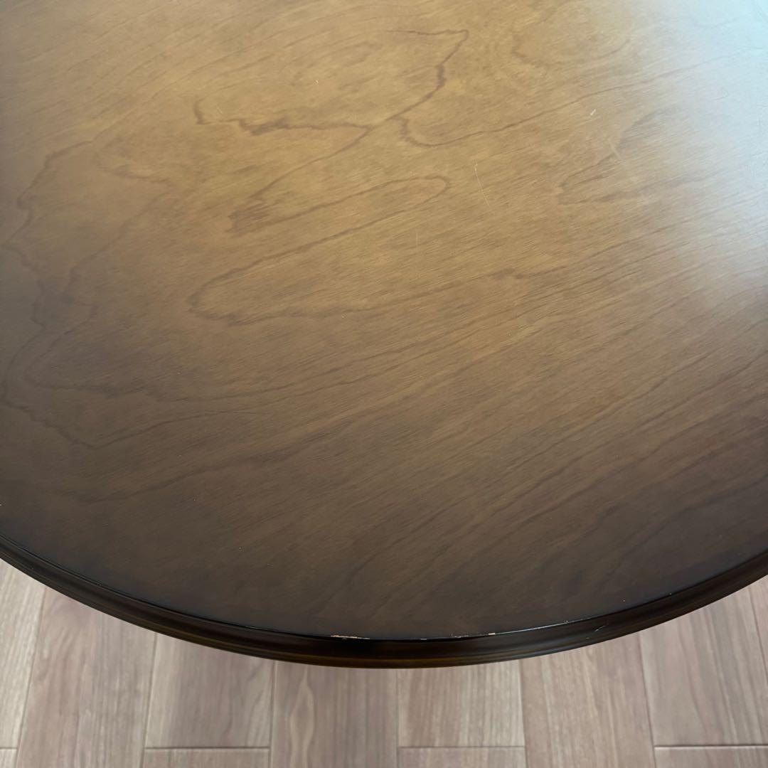 良品 飛騨産業 ダイニングテーブルのみ 丸テーブル キツツキ