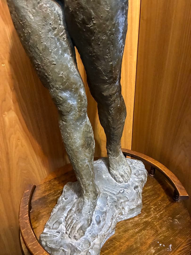 裸婦像 銅像 芸術 美術品 石田康夫 アンティーク 家具 彫刻 オブジェ