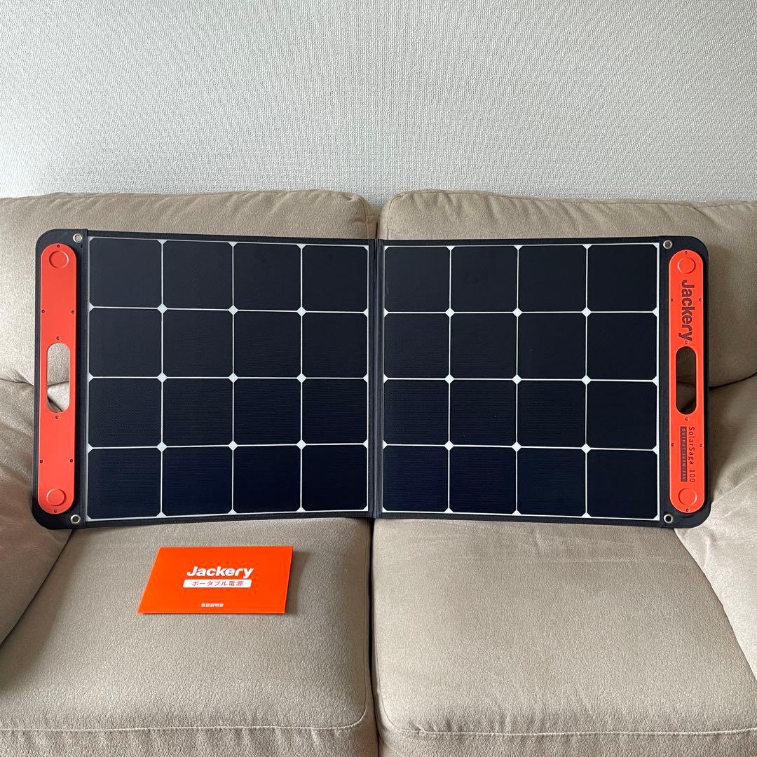 Jackery ソーラーパネル 100W ほぼ未使用 ほぼ未使用】ジャクリ