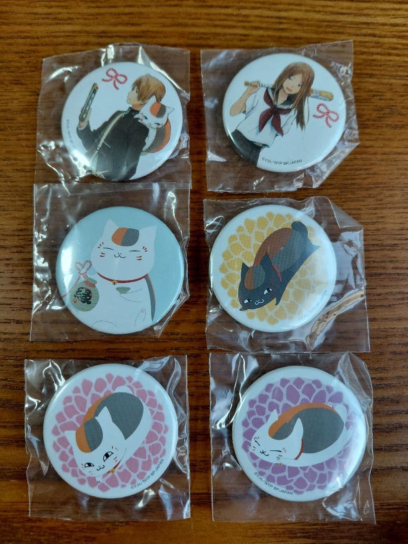 夏目友人帳『おみくじ缶バッジ』6種類