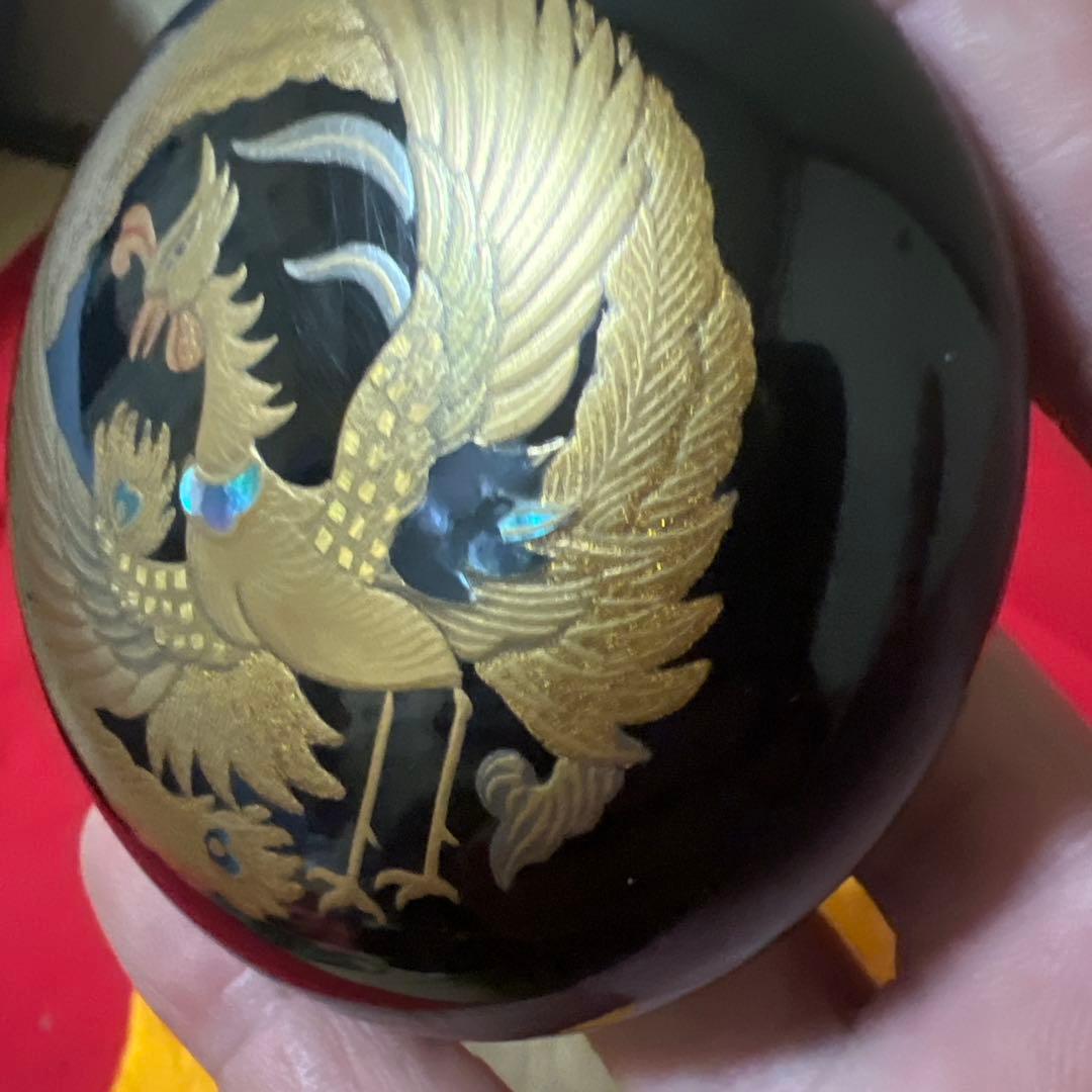 茶道具　明治時代古美術　鳳凰高蒔絵香合　時代箱