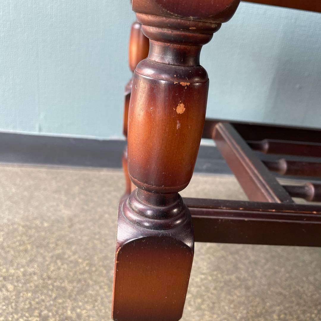 オールドカリモク センターテーブル ローテーブル 大理石風 昭和レトロ