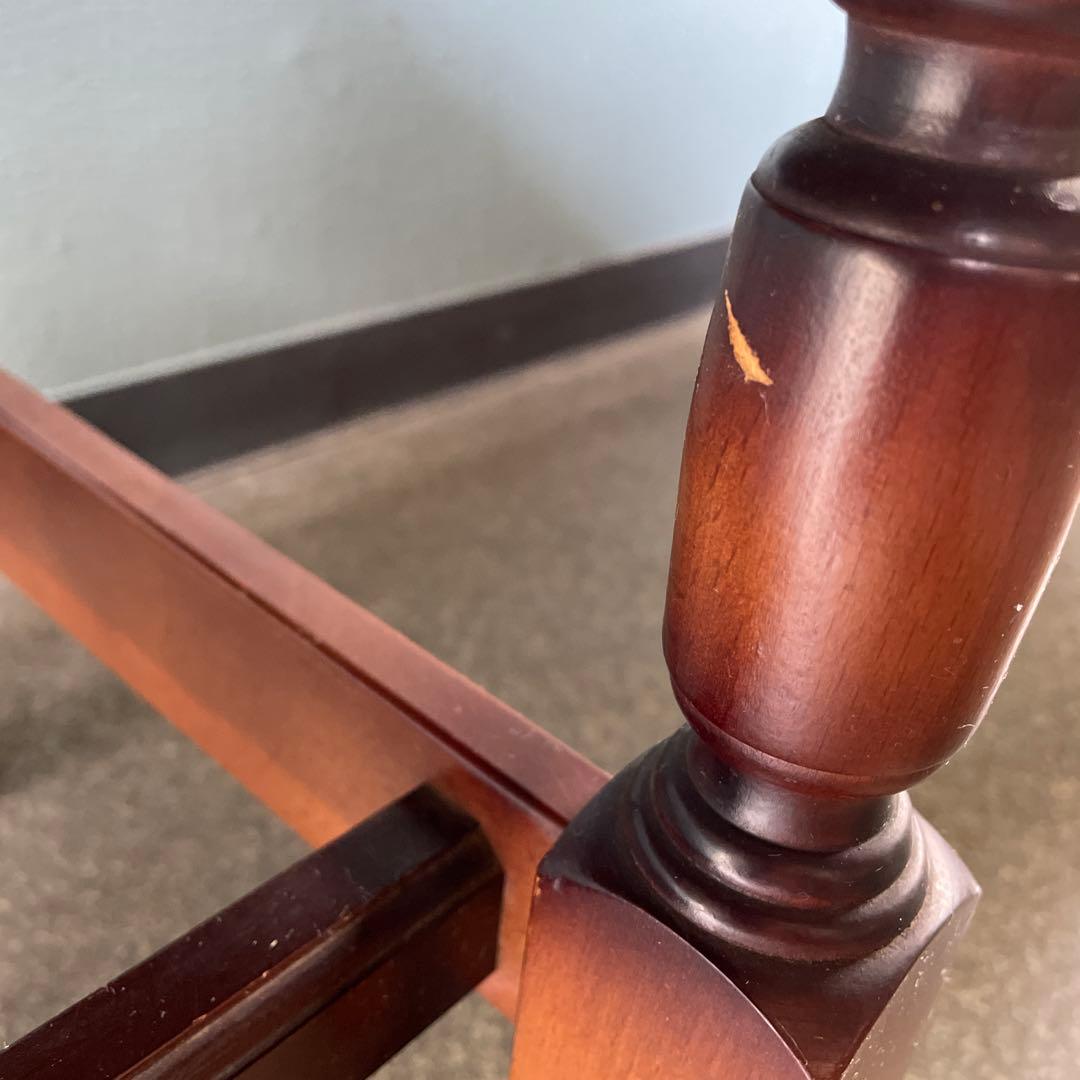 オールドカリモク センターテーブル ローテーブル 大理石風 昭和レトロ