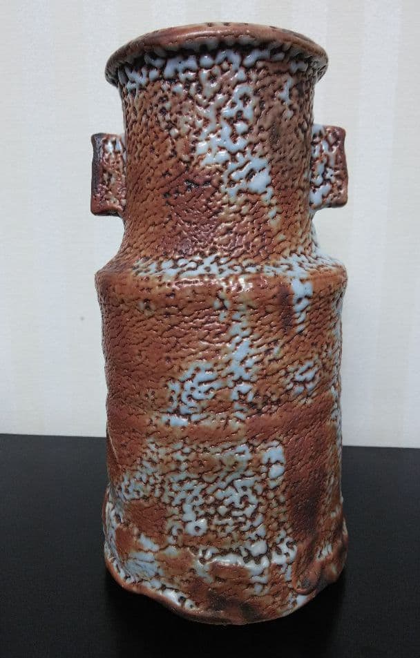 大巾値下げしました 花瓶 志野焼 林正太郎作 人間国宝 希少品 小売業者