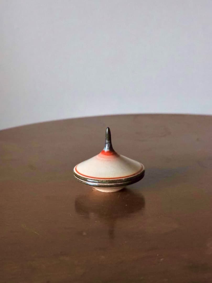 瑞豊窯　独楽　香合　蓋物　茶道具　箱付　古道具　時代物　美術品Q2251 DSC03448.jpg