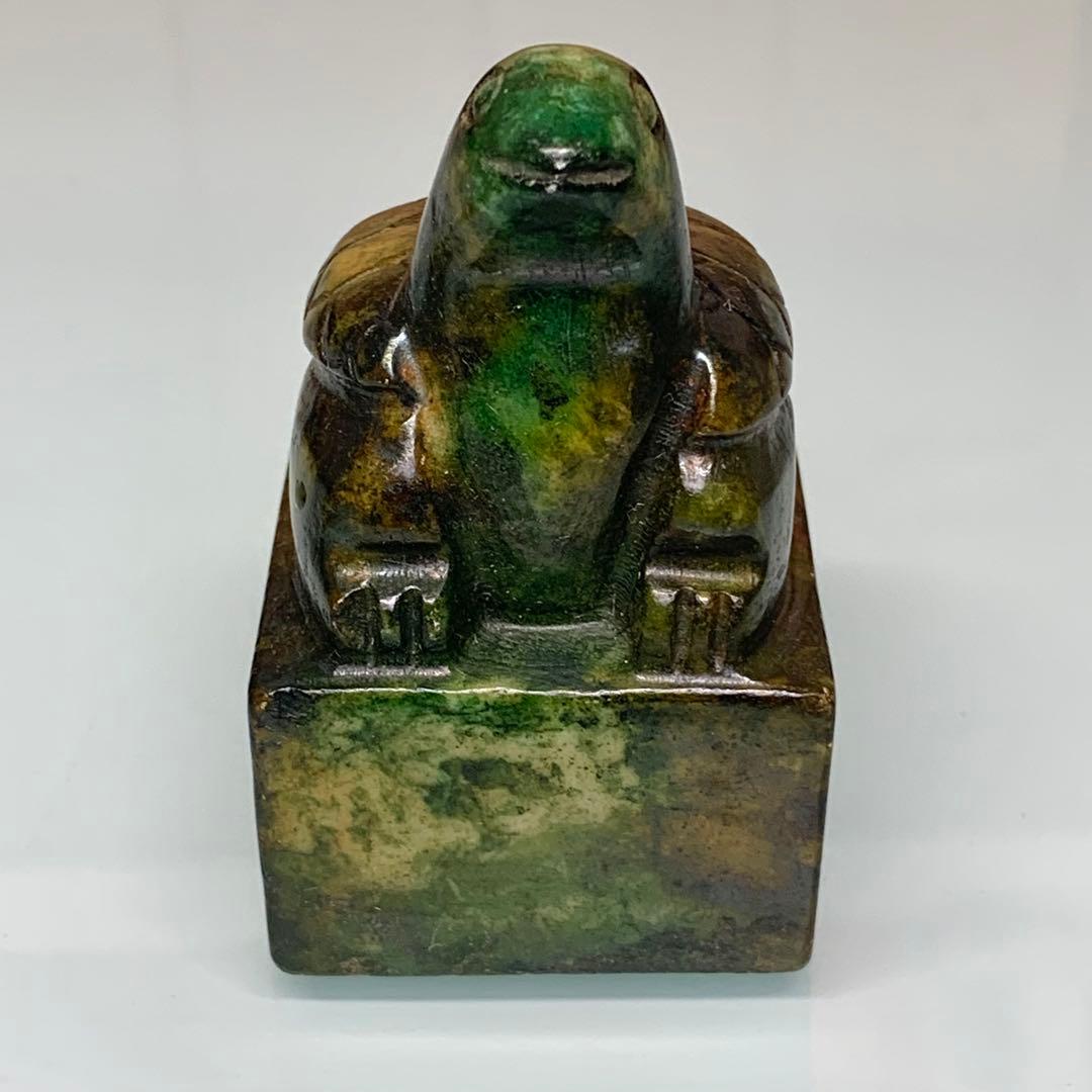 古代の印鑑 副葬品 印鑑 亀印 二重印鑑 アンティーク 2セット 骨董品