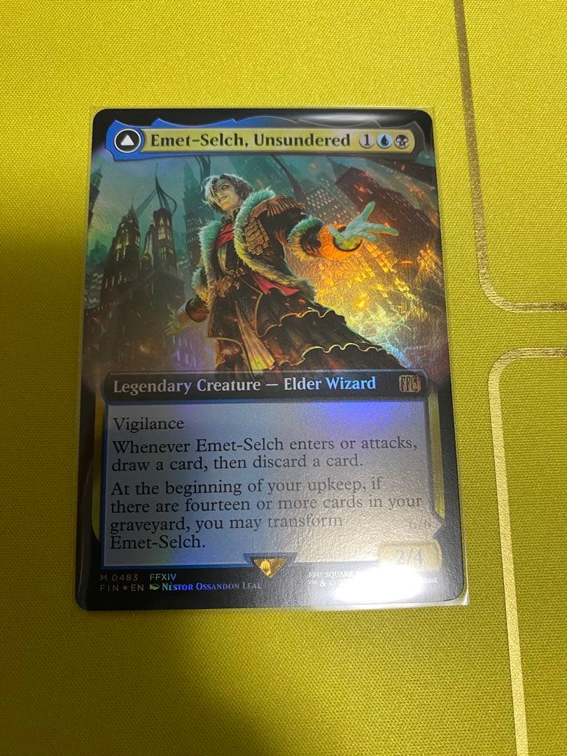 オリジナル、アシエン・エメトセルク FOIL 英語 拡張アート MTG MTG