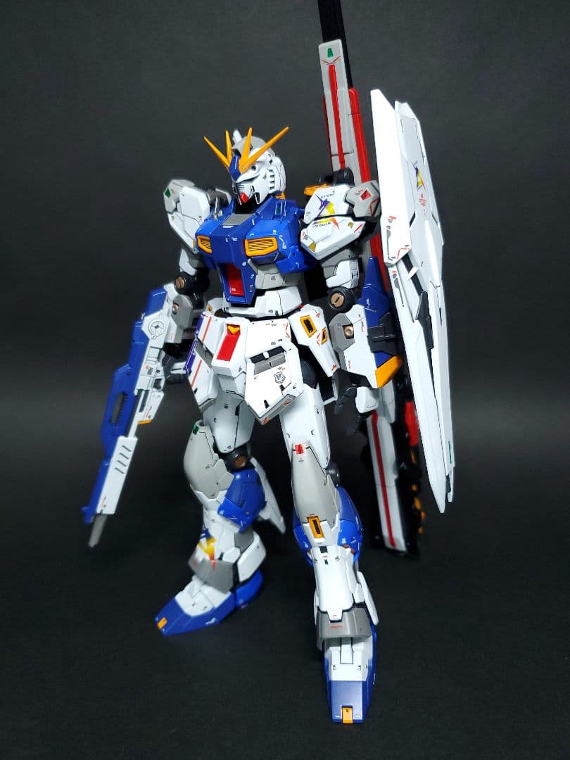 ガンプラ RG ニューガンダム RX-93ff 全塗装 完成品