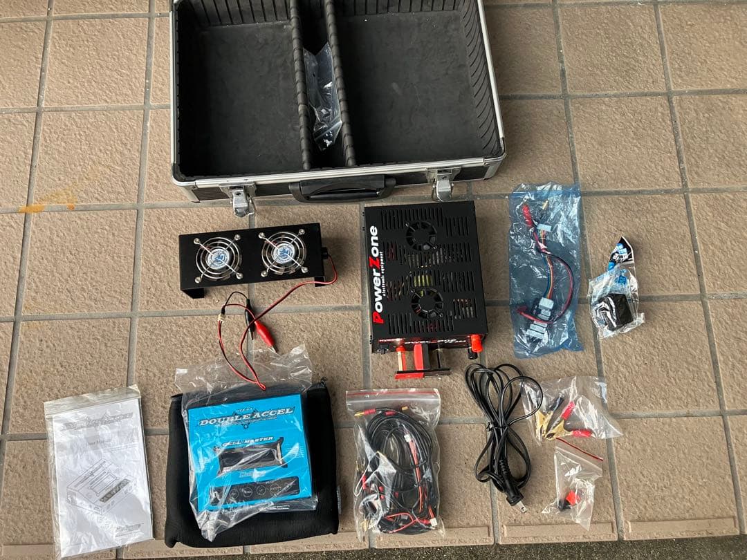 マッチモアモーターCK&ダブルアクセル&京商安定化電源&GFピットスタンド他