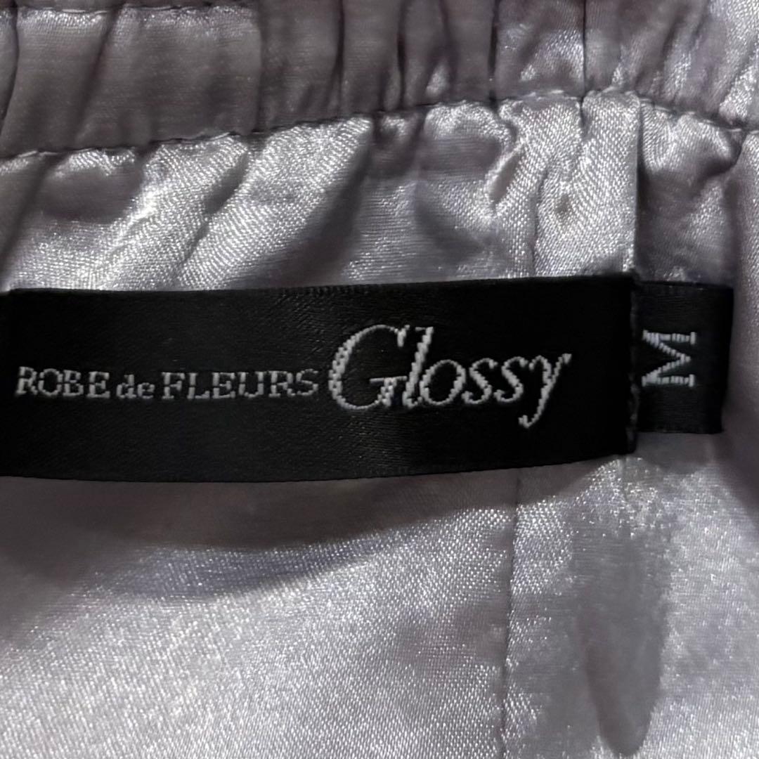 ローブドフルール　グレー タイトフィット ドレス