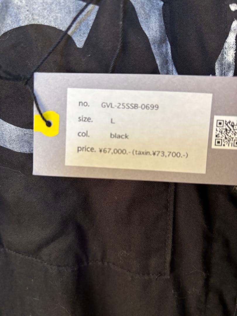 GVLS2025SS ジャンプスーツ　BLACK サイズL