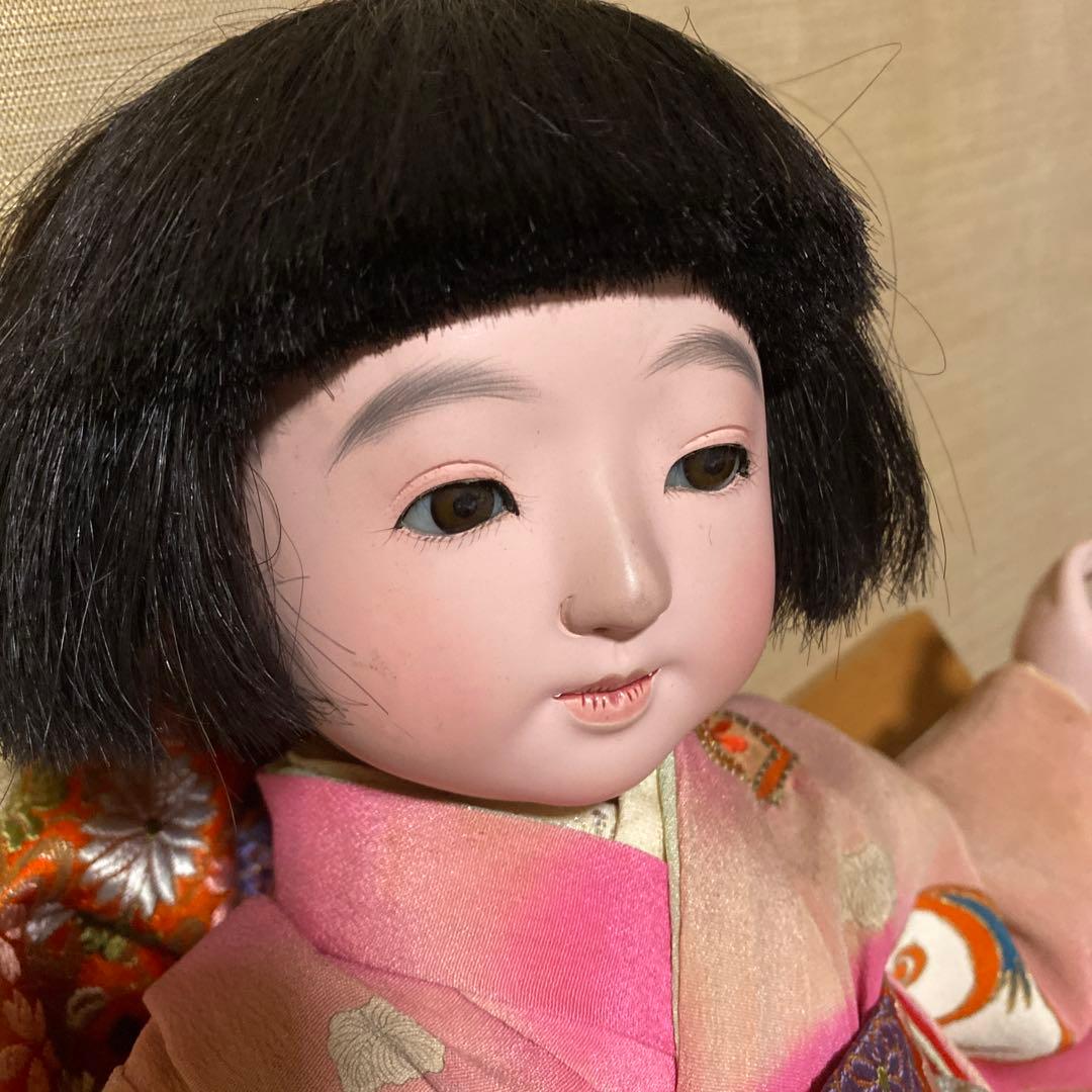 市松人形　希少　☆ほまれ人形☆　自由人形　４５ｃｍ　まつげ みつおれ　樫村瑞観？ hqdefault.jpg