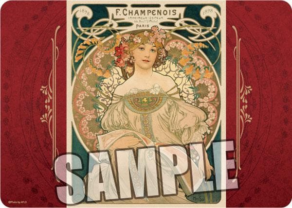 ブロッコリー　キャラクター万能ラバーマット アルフォンス・ミュシャ　夢想