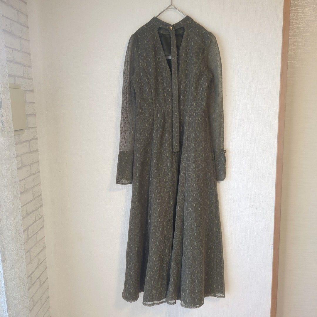 美品 ANDRESD アンドレスド バックオープンジオメトリック L 大きい