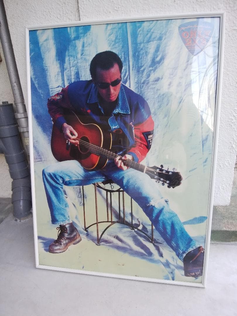 長渕剛ONLY2×2an unplugged額入特大ポスター105cm×76cm