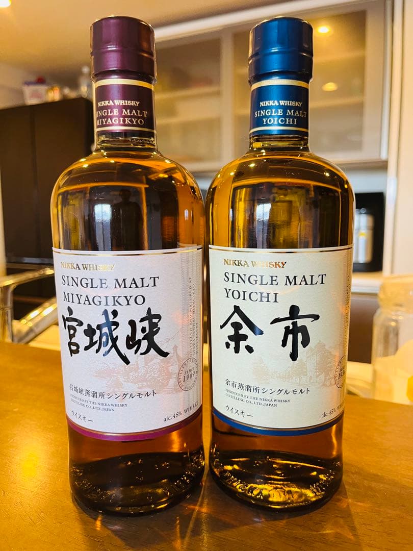 NIKKA WHISKY SINGLE MALT 宮城峡 余市