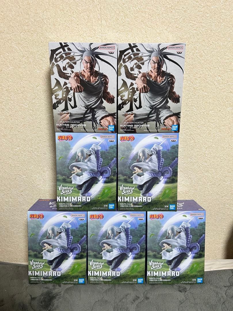 新品未開封】ハンターハンター ナルト フィギュア まとめ売り 計7点