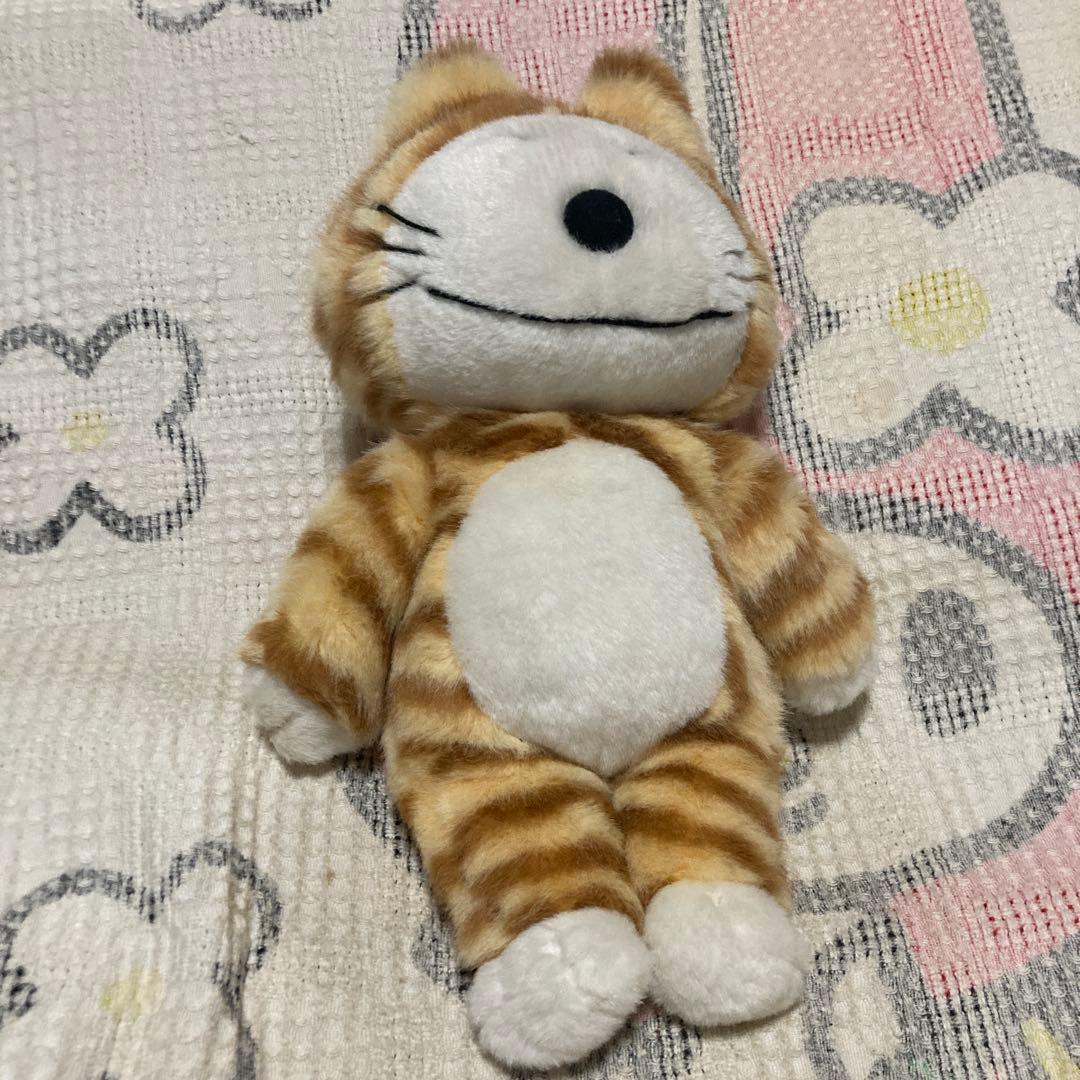 11ぴきのねこ　とらねこ大将　ぬいぐるみ　中古品　毛足の長いタイプ