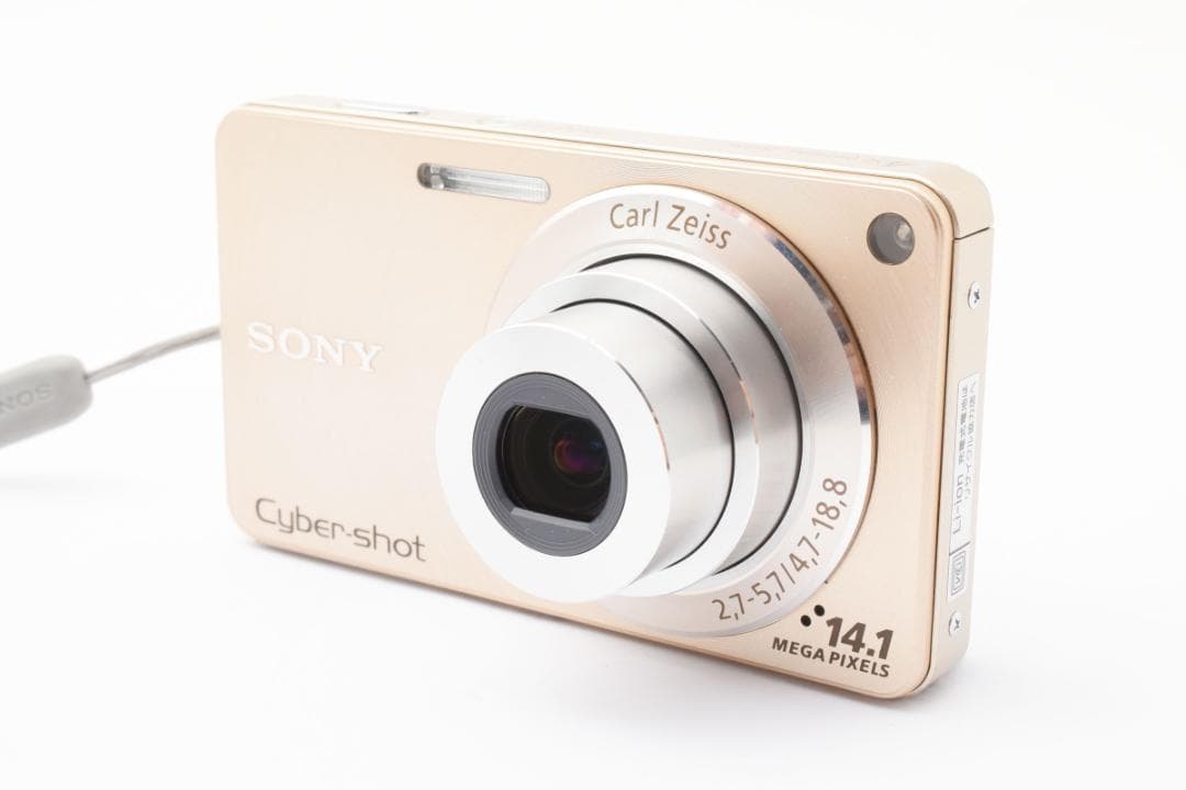 極美品】SONY DSC-W350 ゴールド
