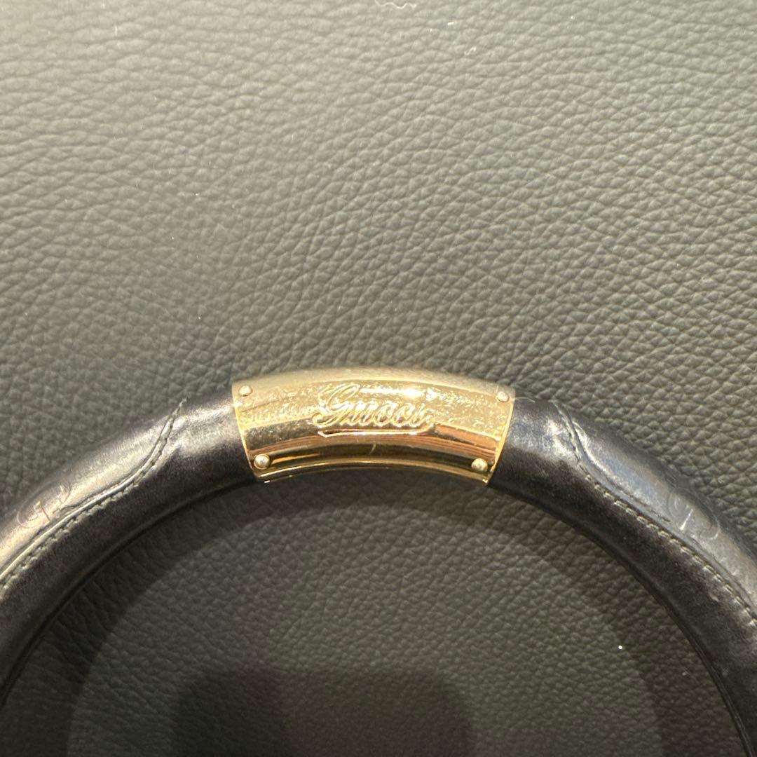 GUCCIバンブーインディタッセル 2WAY ショルダーバッグ ブラック