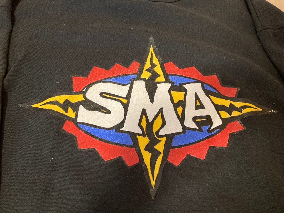 SANTA MONICA AIRLINES XL ブラック　パーカー　90′s