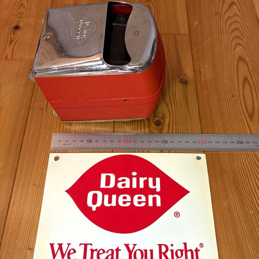 1980年代 デイリークイーン 看板 ナプキン ディスペンサー セット 店舗用