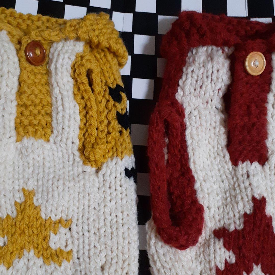 ふーた☆さん専用】犬服 犬用 カウチン セーター 手編み ハンドメイド